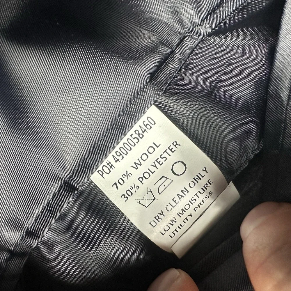 Michael Kors Men's Suit Coat Blazer Size 38 R‎ Navy Blue Wool Blend
